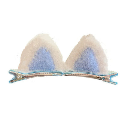 🐰✨ Adorable Bunny Ears Hair Clips Set - Handmade Baby Girl Accessories! 🎀💖