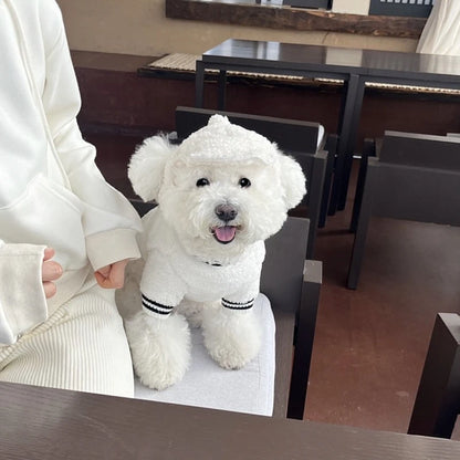 🐻 Cozy Bear Jumpsuit for Pups - Adorable Plush Winter Wear! ❄️✨