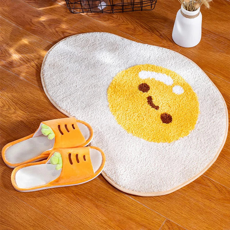 Kawaii Plush Non-Slip Bath Mat 🛁✨ Super Absorbent Microfiber Carpet for Cute Bathrooms - 40x60cm 🌈💖