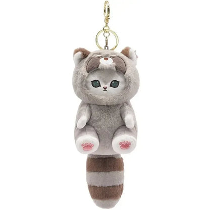 Chibi Shark Cat Plush Keychain Pendant Cartoon Charm Backpack Decor 🧸🎒✨