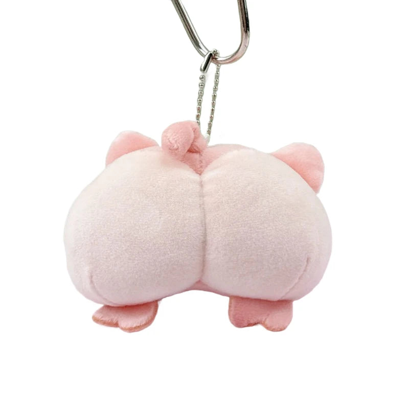 Pastel Cute Cat Dog Plush Keychain Soft Fidget Toy For Backpack Pendant Gift 🐾