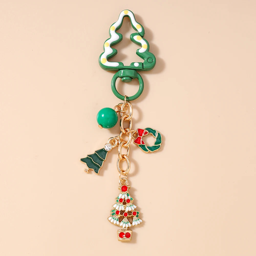 Cute Snowman Christmas Keychain For Women Girls Gift 🎄⛄✨