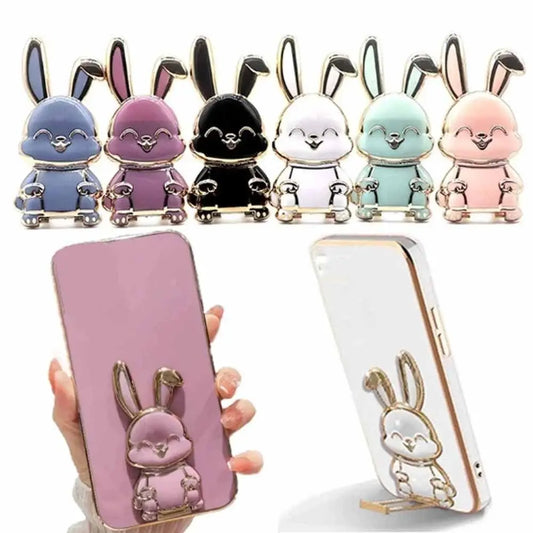 🐰 Adorable Bunny Grip Ring: Cute & Foldable Phone Holder 🌟 - Pixie Quill