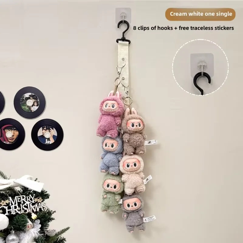 Pastel Plush Doll Wall Shelf and Storage Organizer 🧸🎀