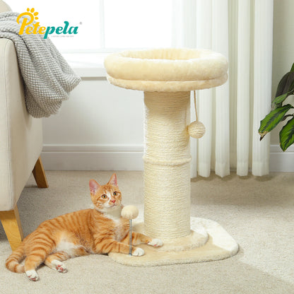 Flower Pink Cat Tree Indoor Scratching Post With Thick Sisal 🐾🌸