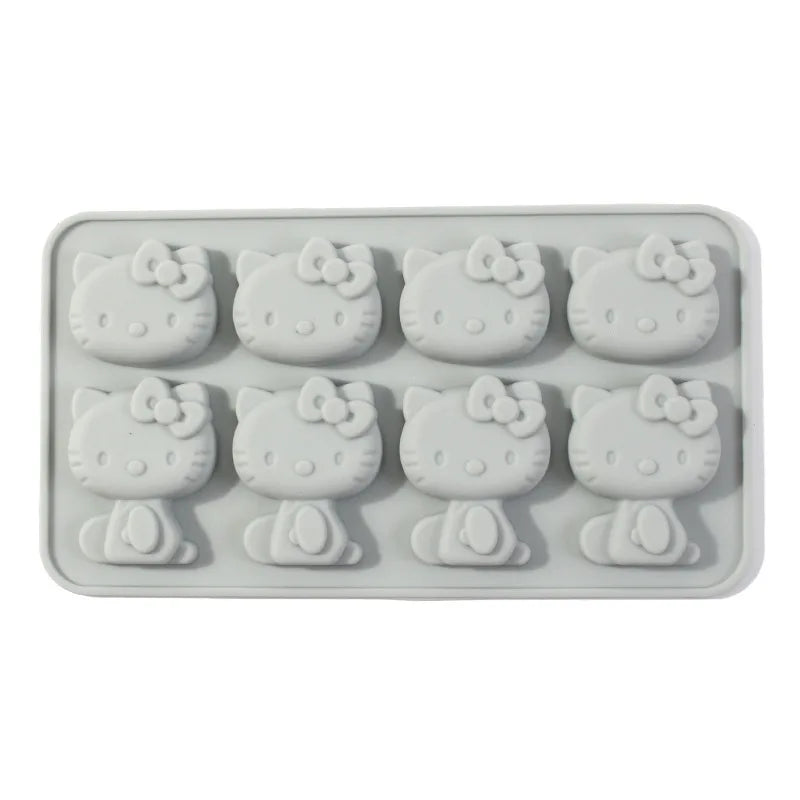 Hello Kitty Ice Tray Silicone Mold Cute DIY Treats Set Sanrio 🎀🧁