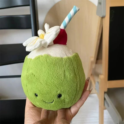 15cm Coconut Jelly And Lemonade Plush Doll Cute Soothing Toy Gift 🧸🍋