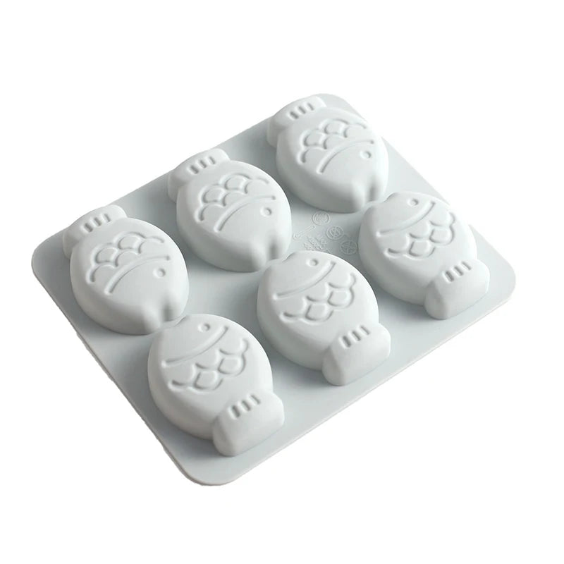 Cute Round Fish Shape Silicone Molds For DIY Soap And Candles 🐟✨