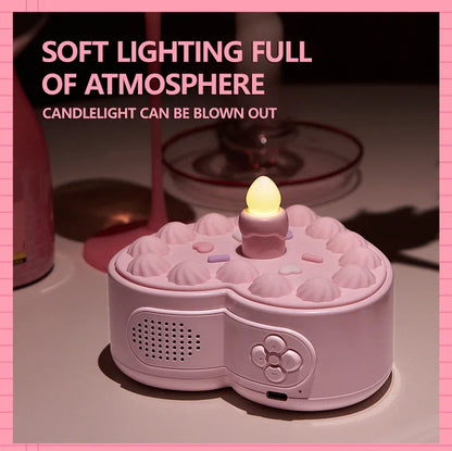 ✨ Kawaii Dreamy Bluetooth Speakers 🎶 - Adorable White Noise Sleep Aid & Night Light 🌙 for Cozy Vibes & Birthday Bliss 🎂