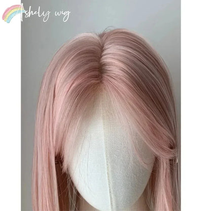 Kawaii Pink Blonde Bob Wig 🌸✨ | Lace Front Headband Wig for Cosplay & Daily Style 🎀💖