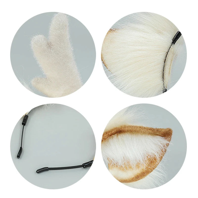 Cute Plush Antler Headband Lolita Deer Ears Cosplay Accessory For Women 🦌🎀