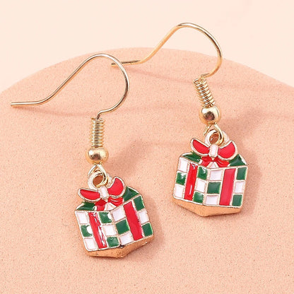 Whimsical Christmas Drop Earrings For Women Tree Deer Santa Dangle Jewelry 🎄✨