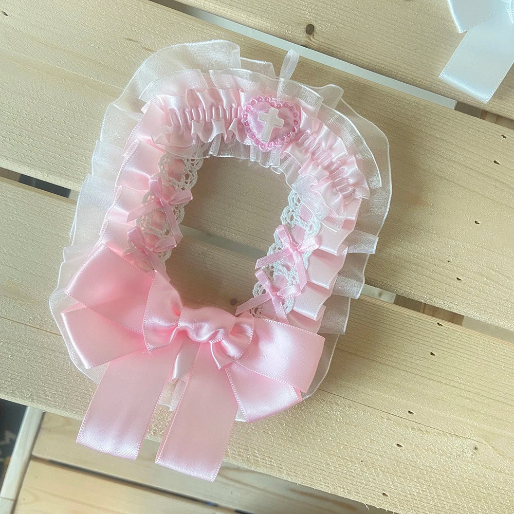 Ribbon Bowknot Lace Card Holder 3 Inch Photocard Toploader For Anime Ita Bags 🎀🃏