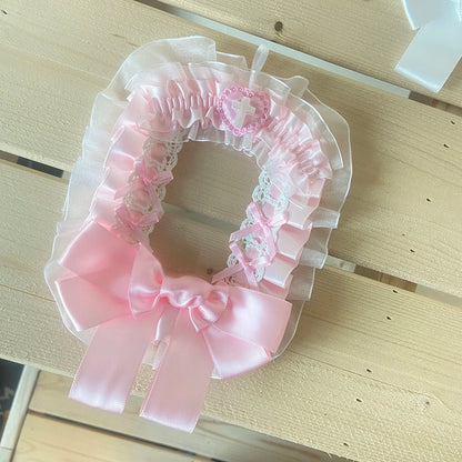 Ribbon Bowknot Lace Card Holder 3 Inch Photocard Toploader For Anime Ita Bags 🎀🃏