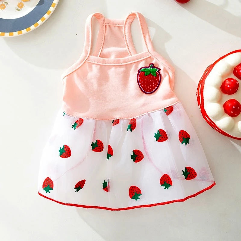 ✨ Adorable Summer Pup Dress 🌸 for Stylish Small Dogs! 🐾✨