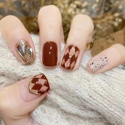 Cute Kawaii Bunny Press-On Nails 🐰✨ | 24 Pcs Full Coverage Acrylic Nail Art Set 🎨 | Reusable & Adorable Fake Nails with Tools! 💅🌸