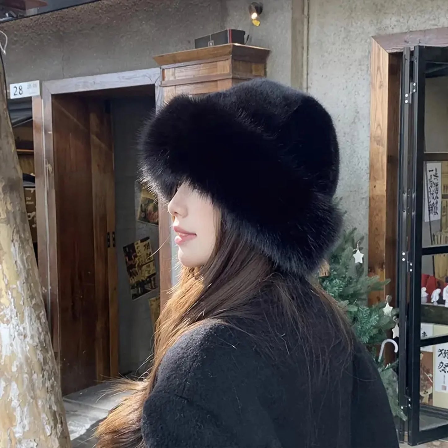 Fluffy Plush Fur Hat Beanie Warm Thick Mongolian Style for All Seasons ❄️