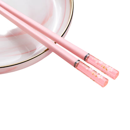 Kawaii Cherry Blossom Chopsticks 🌸✨ | Non-Slip Eco-Friendly Sushi Sticks 🍣💕