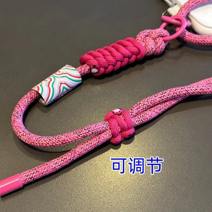 Kawaii Retro Phone Strap 🌈✨ Adjustable Crossbody Lanyard & Anti-Loss Cord for Cute Adventures! 📱💕