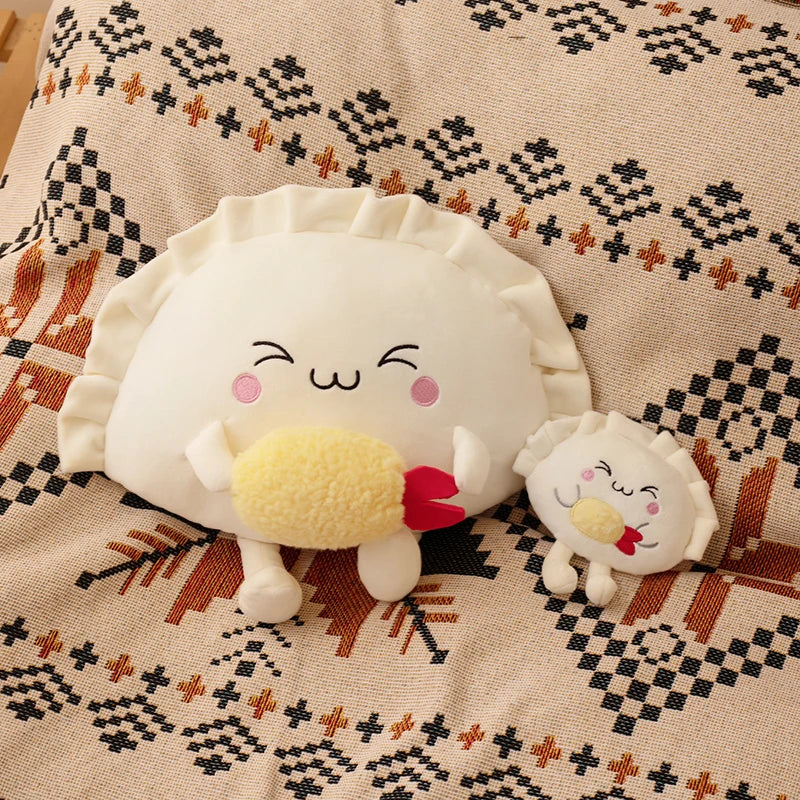 🥟 Cute Dumpling Plushie Buddy ✨ Cozy Pillow Pal for Fun Room Decor! - Pixie Quill