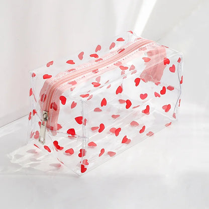 ✨Cute & Clear Pencil Paradise: Waterproof PVC Bag for School & Travel! ✨✏️💖 - Pixie Quill