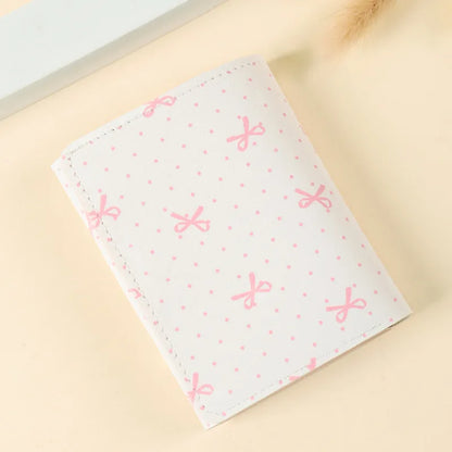 Adorable Bow & Floral Wallet 🌸💕 - Sweet Pink Purse for Girls, Perfect for Travel & Everyday Use! 🌼✨