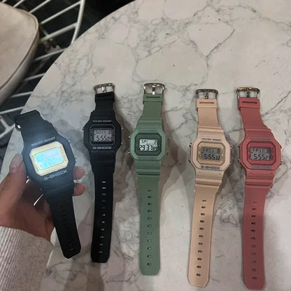 ✨ Kawaii LED Rainbow Wristwatch 🌈 | Cute & Colorful Sports Watch for Girls 🎀 | Waterproof Digital Timepiece 🎉