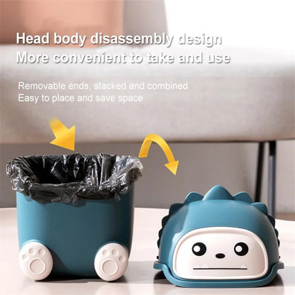 Adorable Kawaii Desktop Trash Can 🗑️✨ | Cute Mini Rubbish Bin for Home & Office 🏠🖊️ | Perfect Kids Room Decoration 🌟