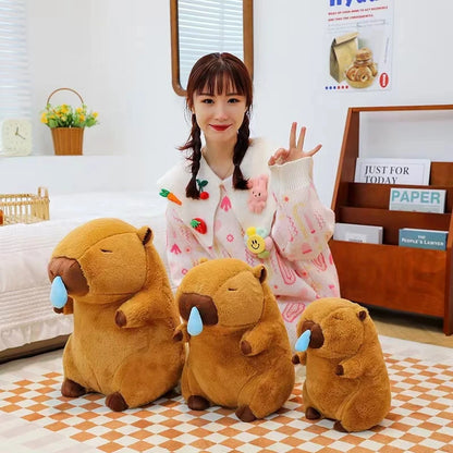 Kawaii Capybara Plushie 🐾 | Adorable 25-55CM Jun Doll 🦙 | Cute Guinea Pig Toy for Boys & Girls 🌟 | Perfect for Anime Lovers!