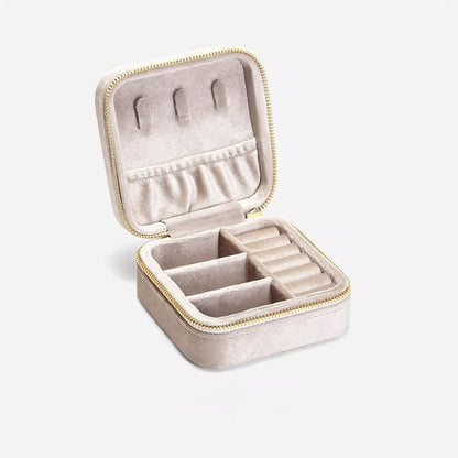 Kawaii Velvet Jewelry Box 💖 | Cute Mini Travel Organizer for Rings & Necklaces 🌈 | Personalized Gift Idea 🎁