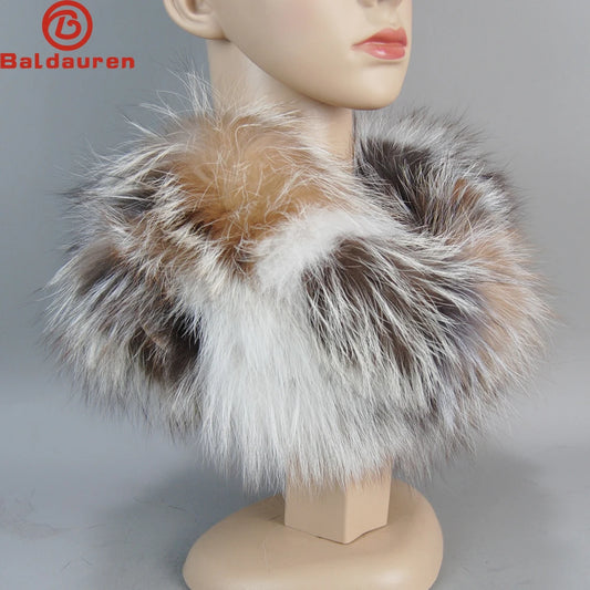 Luxurious Real Fox Fur Scarf For Women With Raccoon Fur Accents Winter Warmth Cute Cozy Headbands And Muffler 🦊❄️