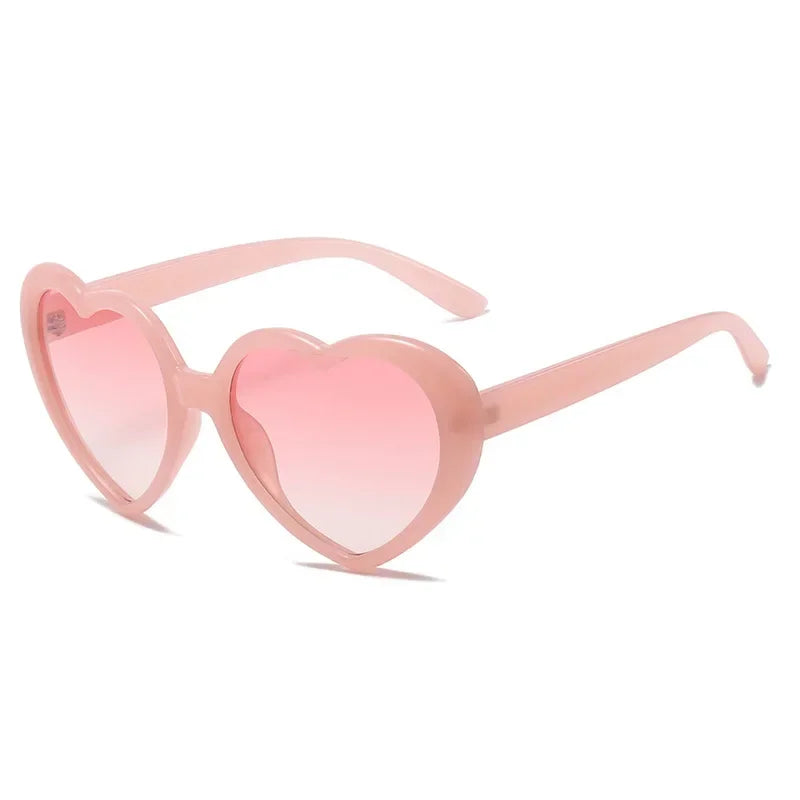 Kawaii Love Heart Polarized Sunglasses 💖✨ | Cute Retro UV400 Eyewear for Trendy Women 🌈🕶️