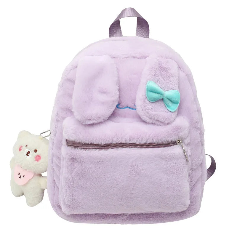 Kawaii Custom Plush Cartoon Backpack 🎒✨ - Adorable Personalized One Shoulder Bag for Students! 🌈🐾