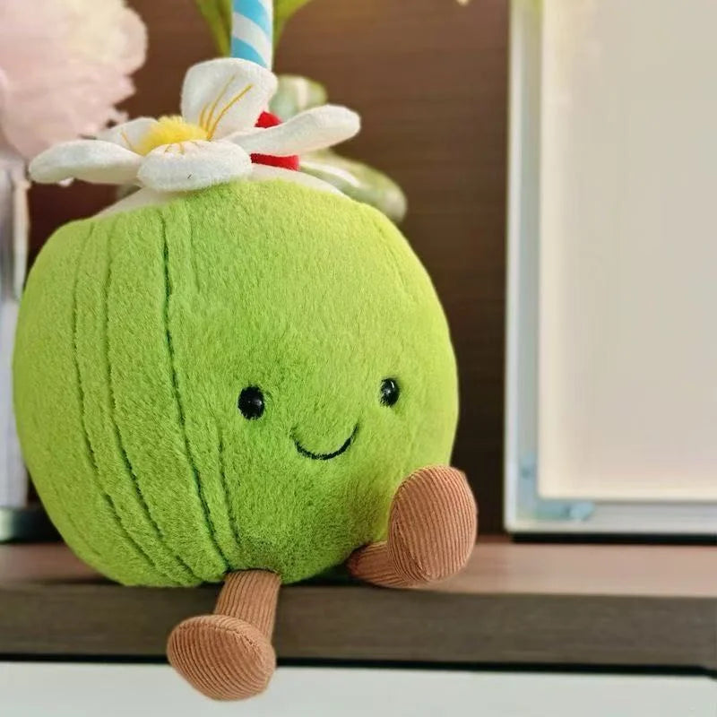 15cm Coconut Jelly And Lemonade Plush Doll Cute Soothing Toy Gift 🧸🍋