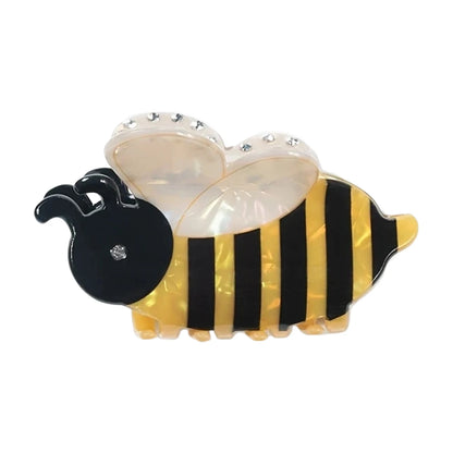 Bee Ball Shape Hair Claw Clip For Women Cute Cartoon Shark Acrylic Accessory 🐝🦈