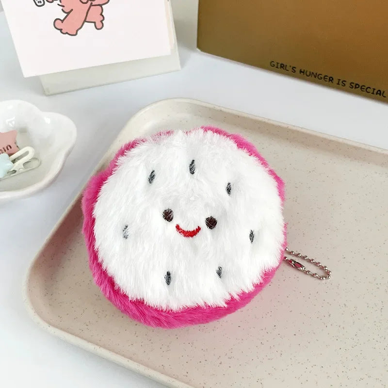 🍎 Sweet Apple Plush Coin Purse - Adorable Storage Buddy for Kids 🎈🥳 - Pixie Quill