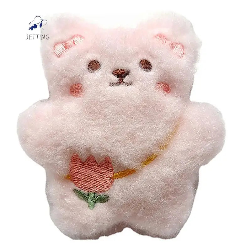 Mini Bear Plushie Keychain 🐻✨ - Adorable Cartoon Charm for Kids' Holiday Cheer! 🎄💕 - Pixie Quill