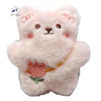 Mini Bear Plushie Keychain 🐻✨ - Adorable Cartoon Charm for Kids' Holiday Cheer! 🎄💕 - Pixie Quill