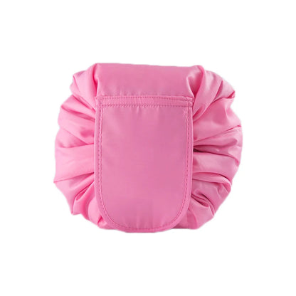 Kawaii Floral Drawstring Makeup Bag 🌸✨ | Portable Waterproof Cosmetic Pouch for Travel & Toiletries 💖👜
