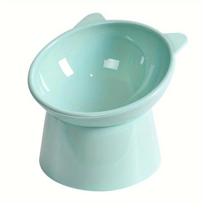 Kawaii Cat Food Bowl 🐾💕 | Anti-Vomiting & Spine-Friendly for Flat-Faced Fur Babies 🐱🥣 | Dishwasher Safe Delight!