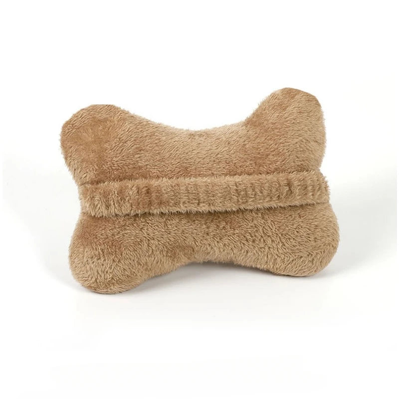 Kawaii Bear Plush Car Neck & Lumbar Support Pillow 🐻✨ - Cozy Cartoon Comfort for Your Drive! 🚗💖