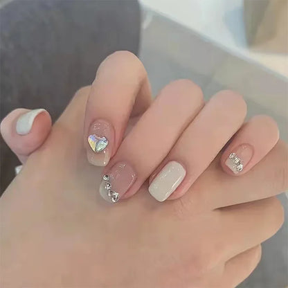 Cute Kawaii Bunny Press-On Nails 🐰✨ | 24 Pcs Full Coverage Acrylic Nail Art Set 🎨 | Reusable & Adorable Fake Nails with Tools! 💅🌸