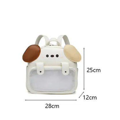 Kawaii Little Dog Ita Bag 🎒✨ | Adorable Large Capacity Backpack for Girls | Trendy Street Fashion School Bag 🐾💕