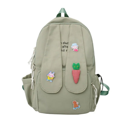 Kawaii Bunny Ear Backpack 🎒🐰 | Adorable Anime School Bag for Girls & Teens | Fun & Fashionable College Bookbag ✨