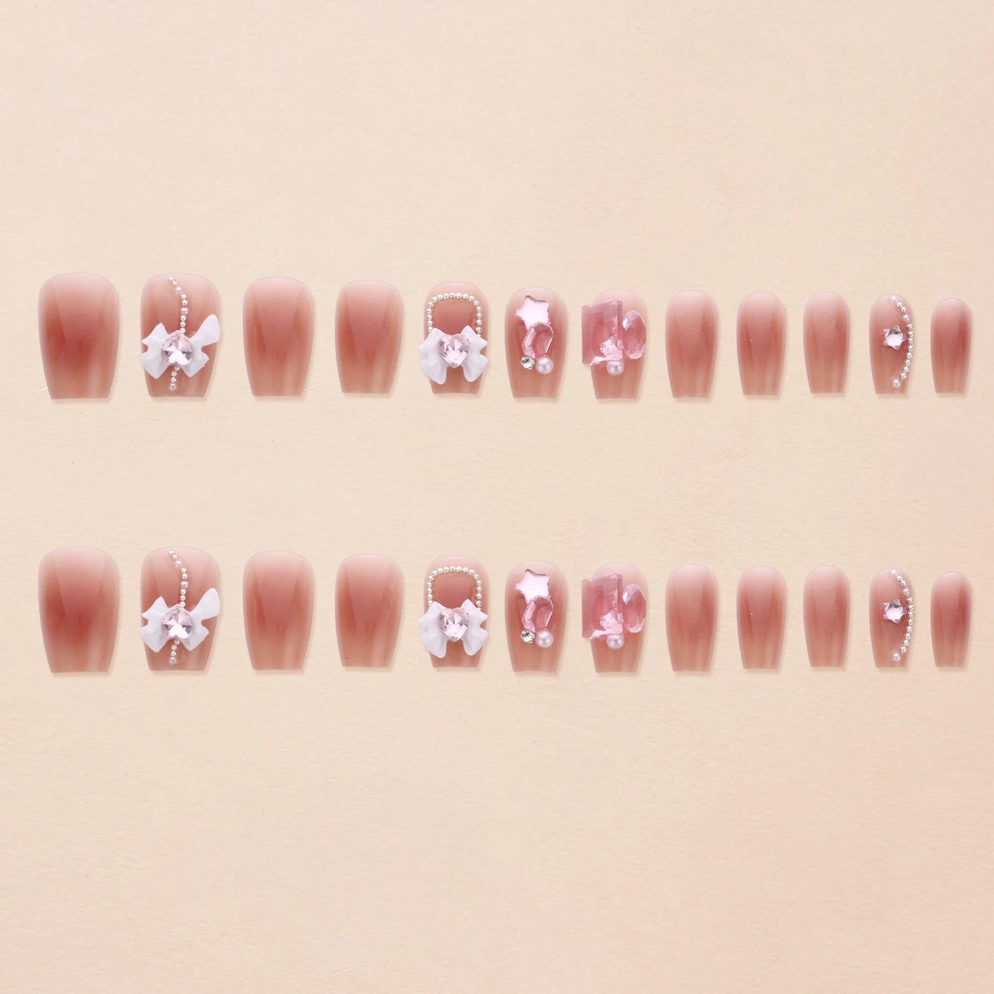 Adorable Blush Pink 3D Bow Nails 🌸✨ | Chip-Proof & Smudge-Proof Manicure Must-Have! 💖💅