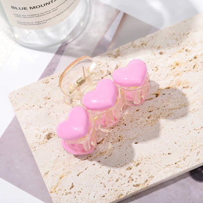 🌸✨ Adorable Love Rainbow Hair Claw Clip - Chic Ponytail Holder for Stylish Ladies! 💖🦋 - Pixie Quill