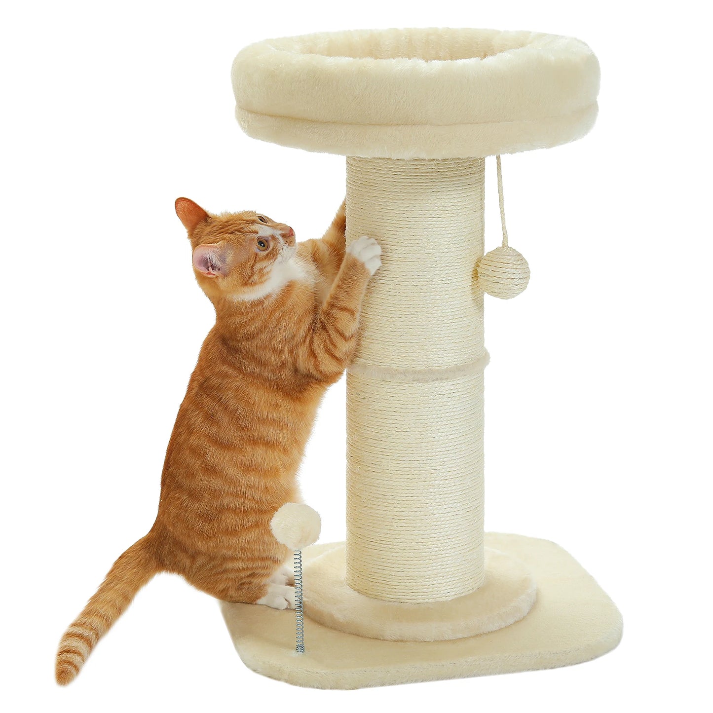 Flower Pink Cat Tree Indoor Scratching Post With Thick Sisal 🐾🌸