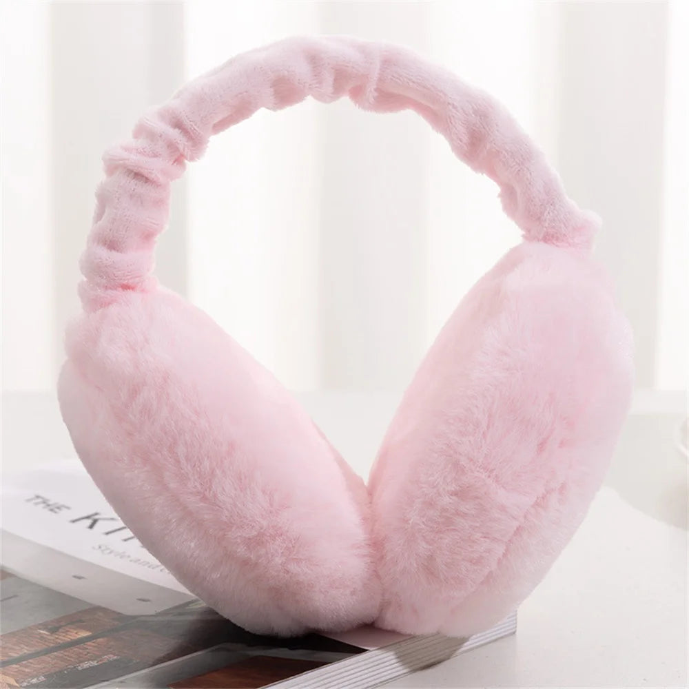 Adorable Plush Cat Ear Earmuffs for Winter Wonderland ❄️🐾✨