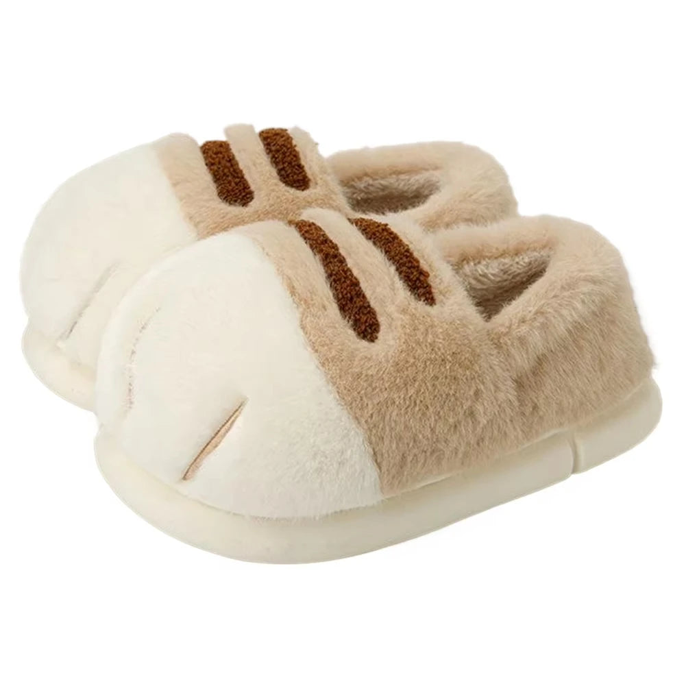 Kitty Claw Slippers For Women Non Slip Furry Mules Indoor Outdoor 🐾 Warm Fluffy