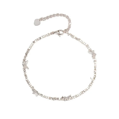 ✨ Kawaii Butterfly Charm Bracelet 🌸 - 925 Silver Bead Design for Girls 🎀 | Perfect Gift & Dropshipping!